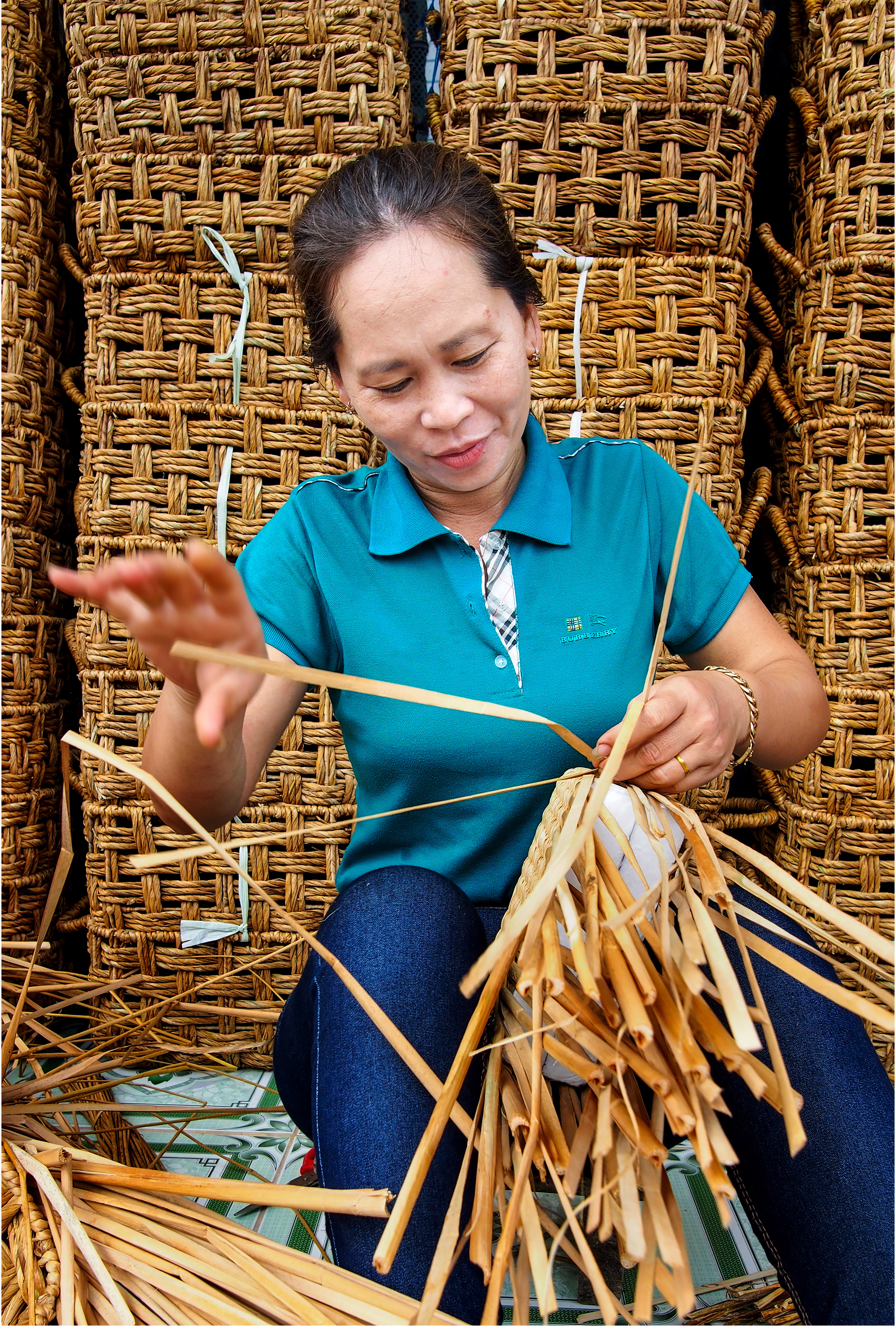 Chị Dương Thị Bé Tư - người biến ý tưởng thành hiện thực, tạo sinh kế mới cho phụ nữ nông thôn Cà Mau.